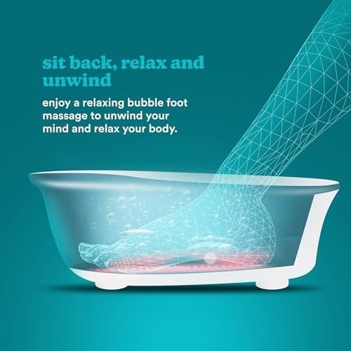 Luxury Foot Spa Massager | Heat, Bubbles & Soothing Vibration