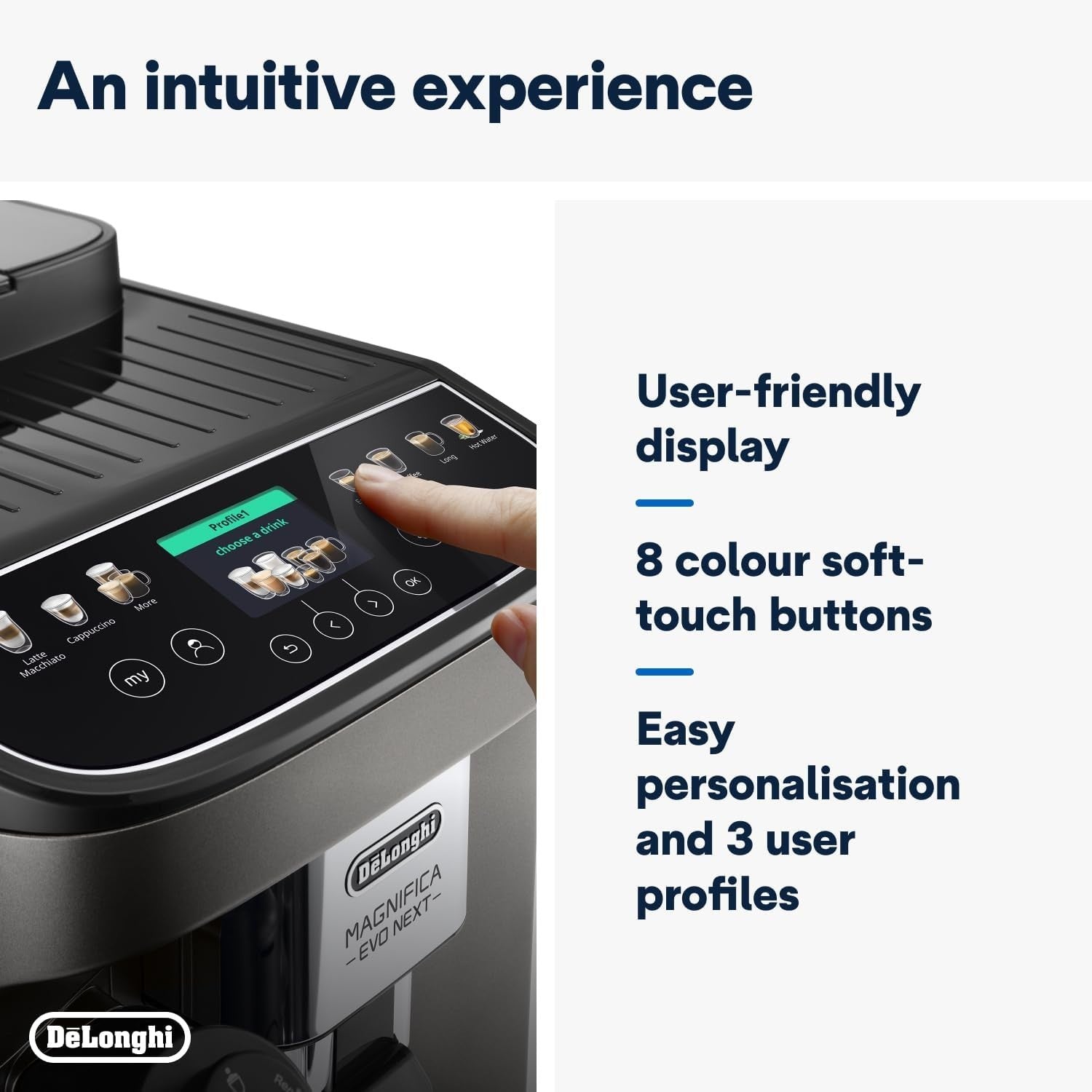 Automatic Bean to Cup Coffee Machine | Milk Frother | Touch Display | 13 Drinks