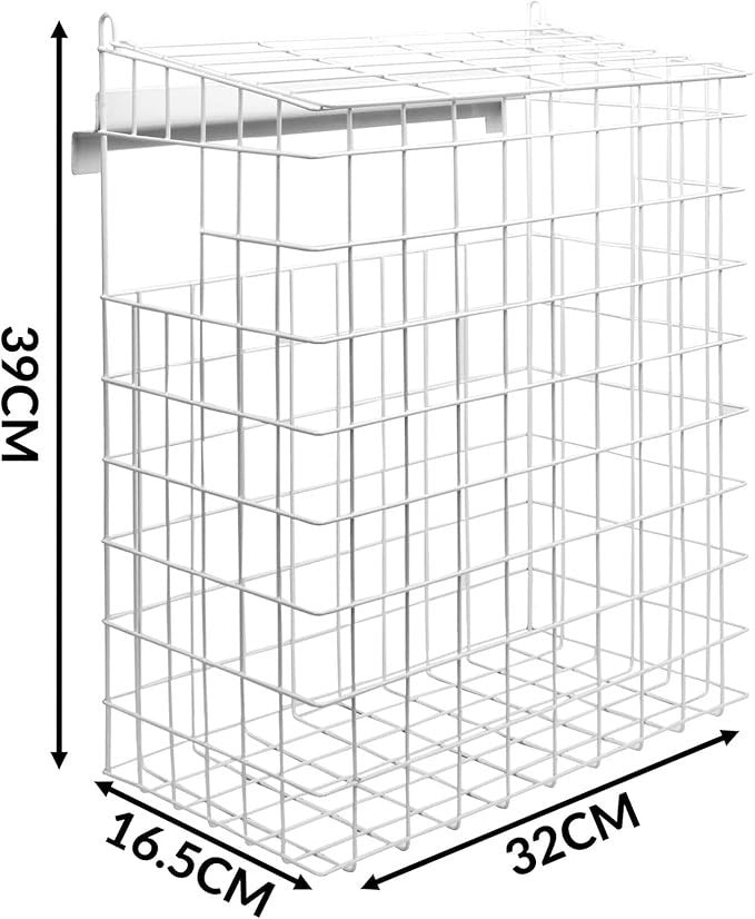 Letterbox Cage Indoor Mail Catcher Pet Safe Basket No Screws Required