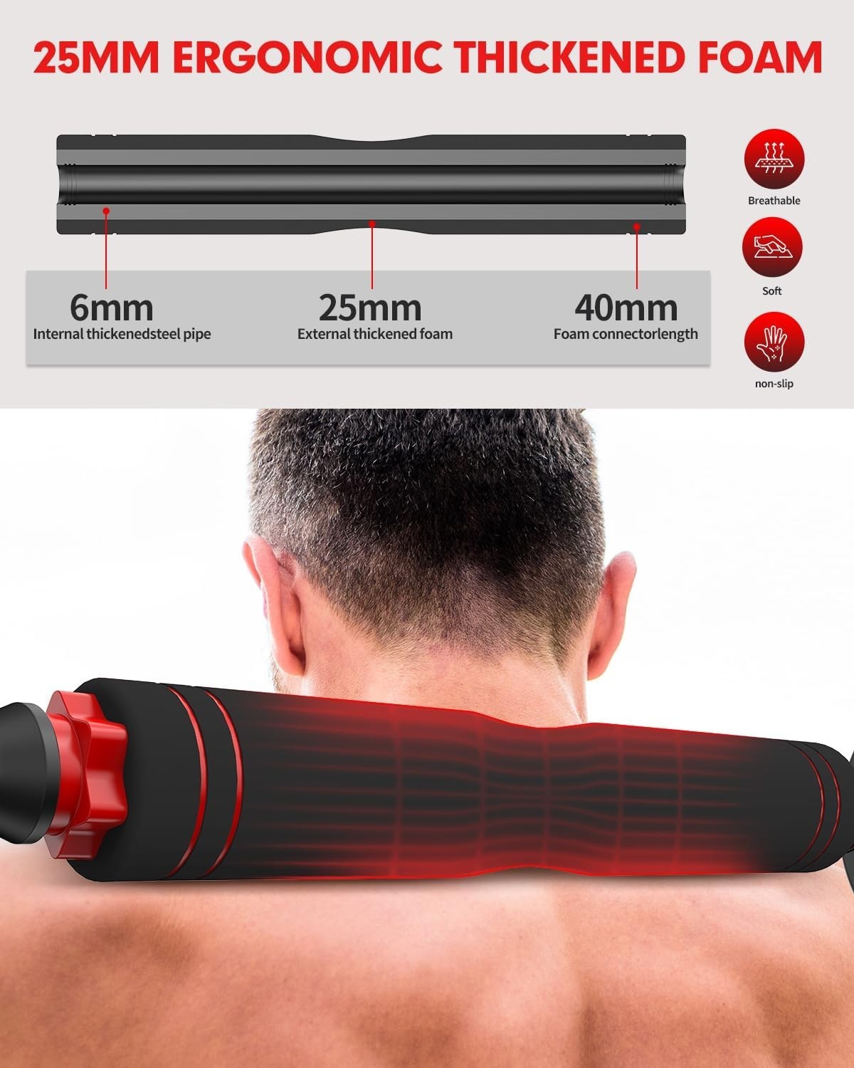 55LB Adjustable Dumbbells Set 4 in 1 Home Gym Barbell Kettlebell