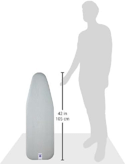 Tabletop Ironing Board 95x30cm Foldable Metalised Steam Ready Compact