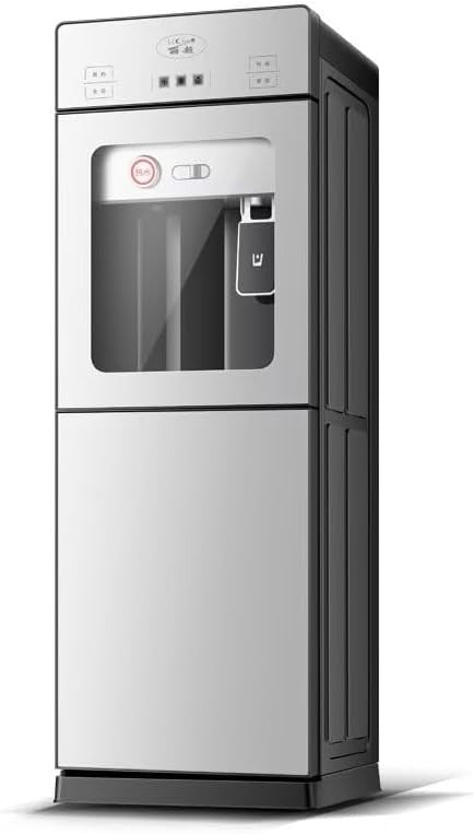 Freestanding Water Dispenser Hot Cold Floor Standing Glass Panel