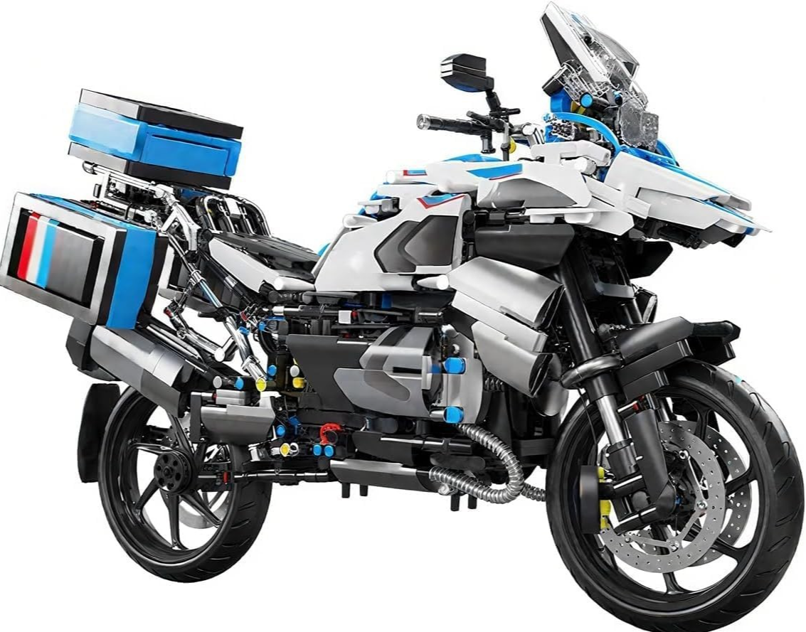 2369 PCS Motorcycle Model Kit | Realistic Colors & Detailed Build | Gift