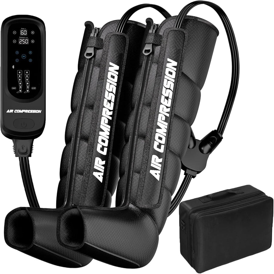 Air Compression Leg Massager Boots for Pain Relief, Circulation & Recovery