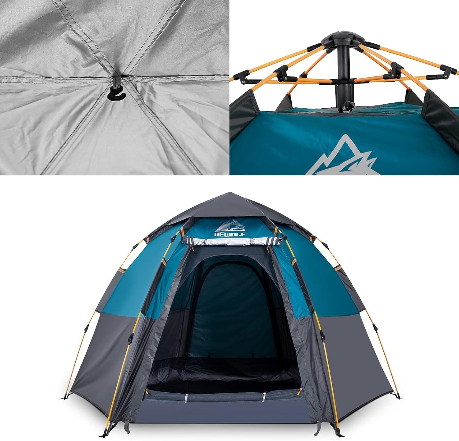 4 Person Instant Pop Up Camping Tent Waterproof Dome Shelter