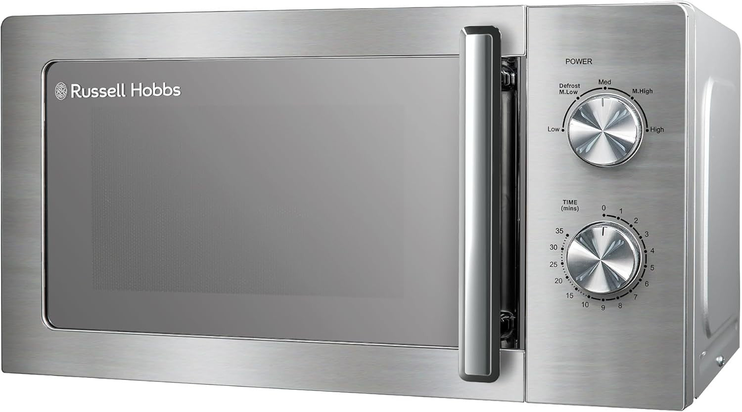 Stainless Steel Kitchen Set 1.7L Kettle 4-Slice Toaster 20L Microwave