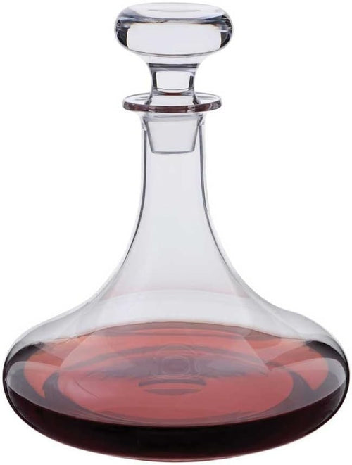 Luxury Crystal Wine Decanter 1000ml Elegant Aerating Carafe Bar Table