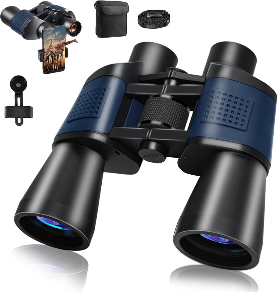 20x50 High Power Binoculars Waterproof HD Wide View FMC Optics Outdoor Travel