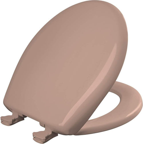 Round Toilet Seat Wild Rose Soft Close Durable Plastic