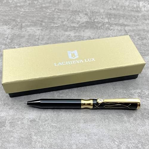 Luxury Black Crystal Ballpoint Pen Metal Executive Gift Set