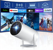 Android Mini Projector 1080P 4K HDR WiFi 6 Bluetooth Portable