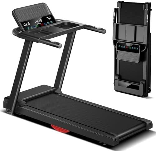3.0HP Folding Treadmill Quiet Motor 12kmh Shock Absorbent Home Running Machine