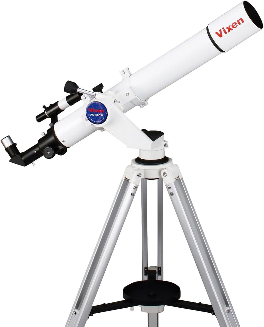 80/910 Refractor Telescope w/ Porta-II Mount Slow Motion Control Manual Focus