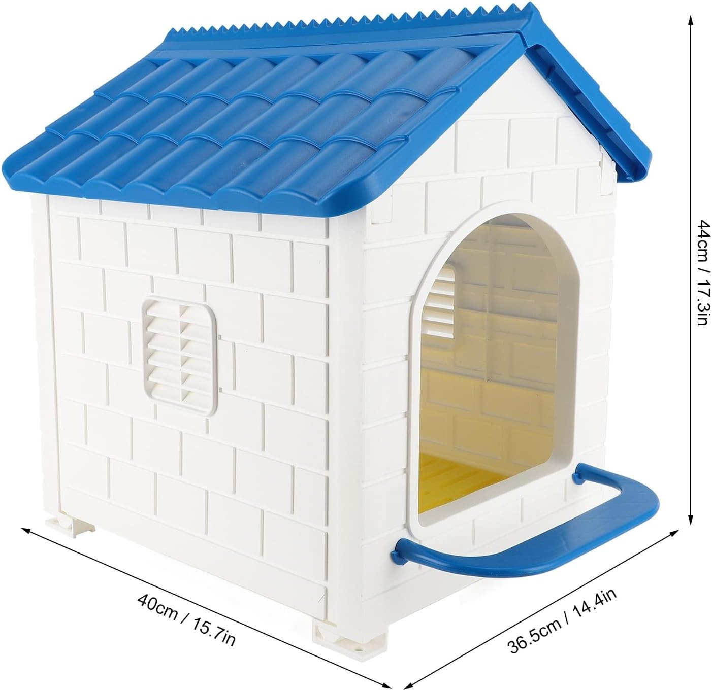 Chicken Nesting Box ABS Single Compartment 44x36.5x40cm Easy Clean