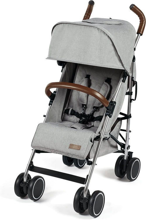 Compact Lightweight Baby Stroller Silver Grey 6 Months-4 Years Recline UPF50+
