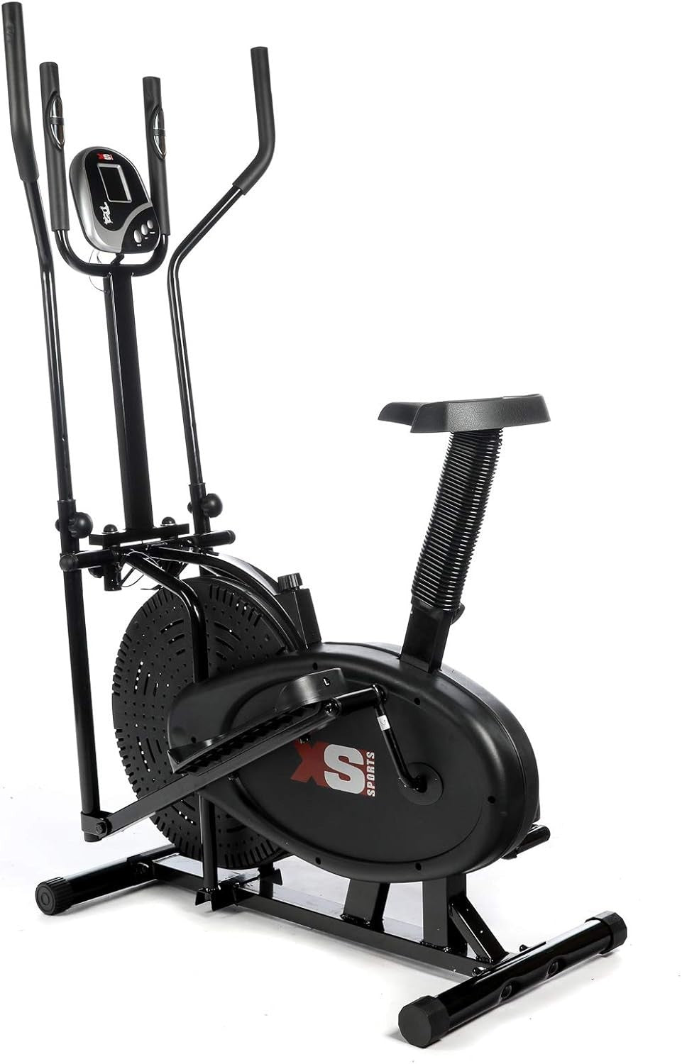 2-in-1 Elliptical Cross Trainer & Exercise Bike Seated Cardio Home Gym