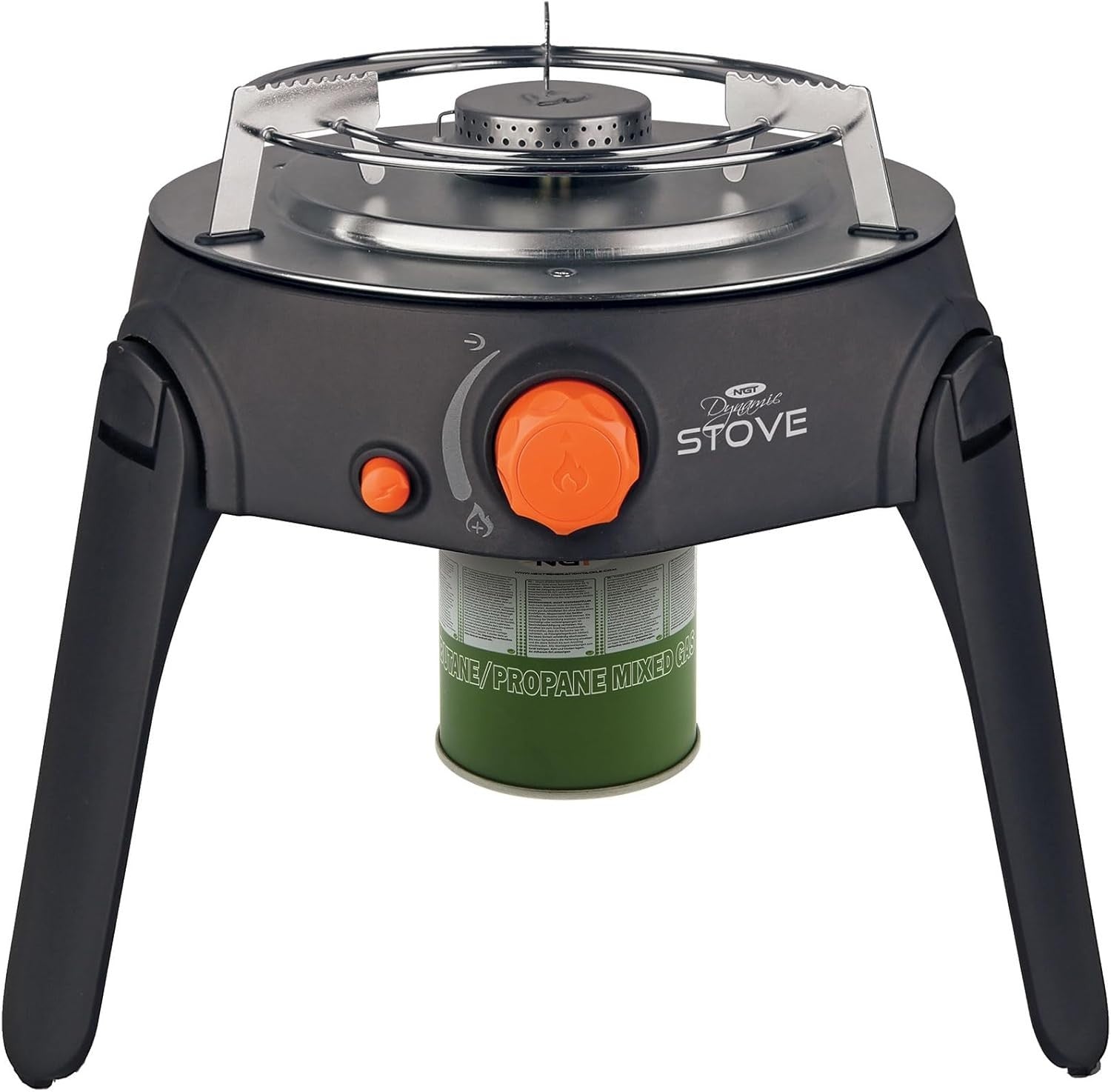 Portable Gas Camping Stove BBQ Grill Set 2.2kW Folding Legs Pot Pan Outdoor