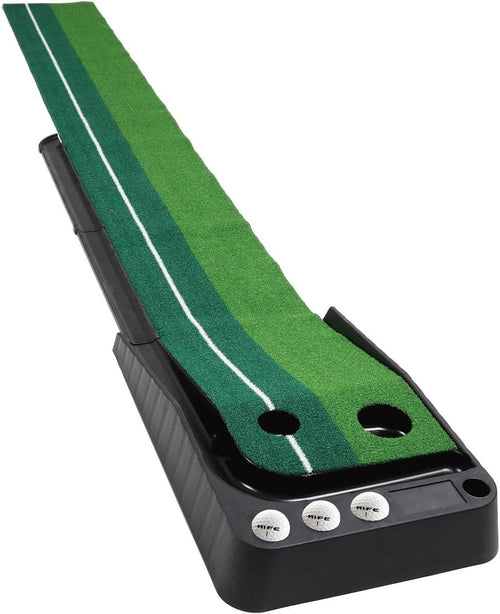 Indoor Golf Putting Mat Auto Ball Return 3m Training Green Home Office