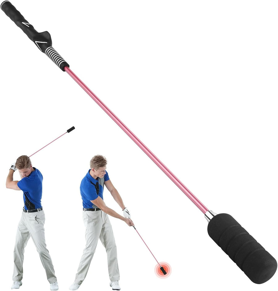Golf Swing Tempo & Grip Trainer Click Stick Speed Aid