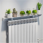 White Radiator Shelf Over Heater No-Drill Plant Display Rack 35cm-130cm