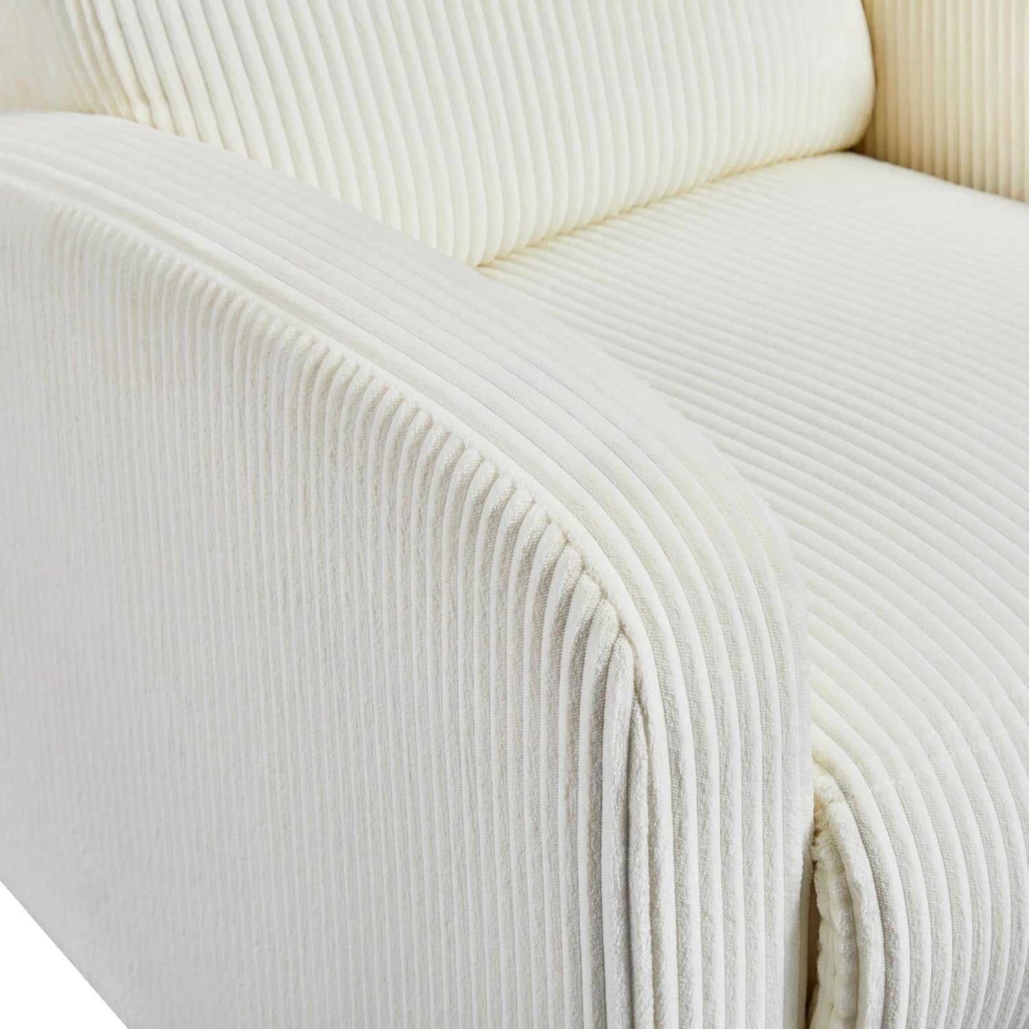 Recliner Armchair Corduroy Fabric Sofa Lounge Chair Home Theater Seat