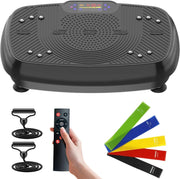 Dual Motor Vibration Plate Exercise Machine 199 Speeds Bluetooth Trainer