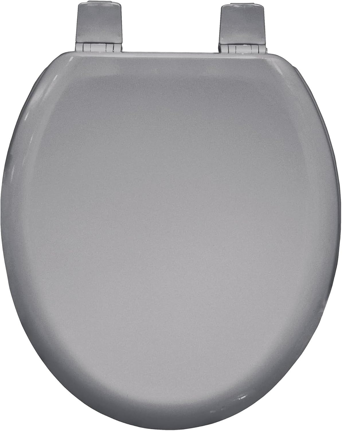 Chicago Ultra-Fix Toilet Seat Whisper Grey Wooden Adjustable Plastic Hinges