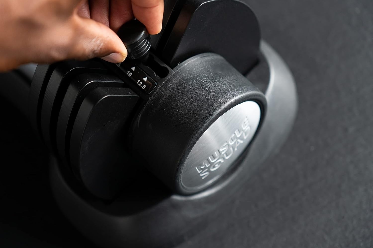12.5kg Adjustable Dumbbell Single Quick Dial Compact Home Strength