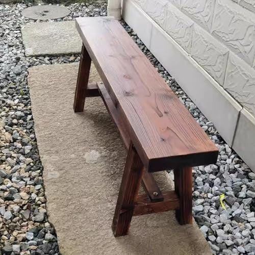 Rustic Farmhouse Wooden Bench – Dining, Entryway & Bedroom Seating 180x28x42cm
