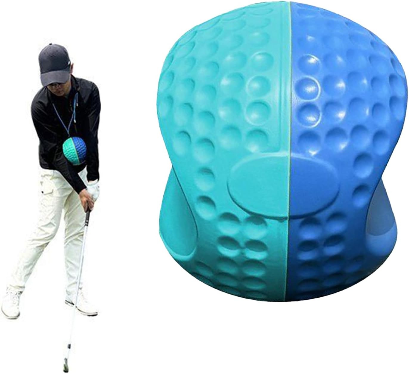 Golf Swing Trainer Ball Posture Correction Practice Aid