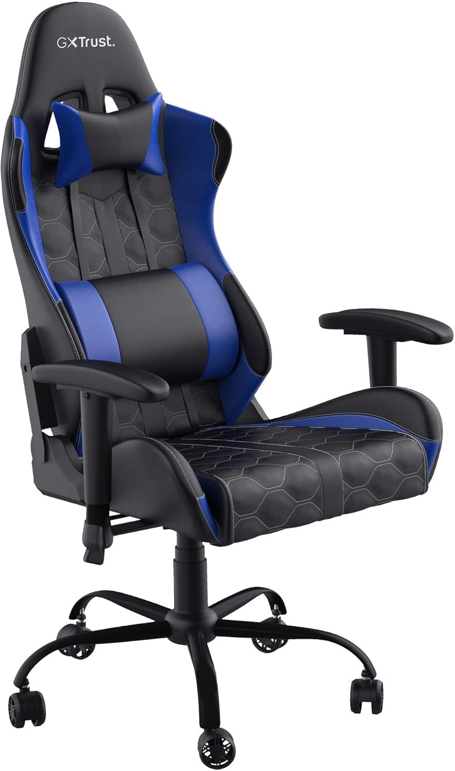 Ergonomic Gaming Chair 360° Swivel Office Desk Chair Blue