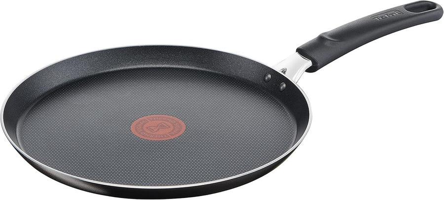 25cm Non-Stick Crepe Pan with Thermal Signal Easy Cook & Clean Skillet
