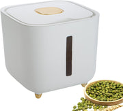 10KG Airtight Grain Dispenser Stackable Food Container Moisture Proof Bin