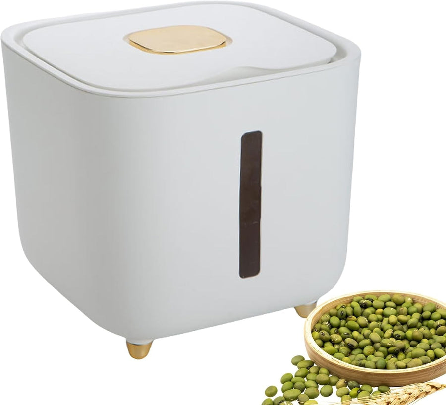 10KG Airtight Grain Dispenser Stackable Food Container Moisture Proof Bin