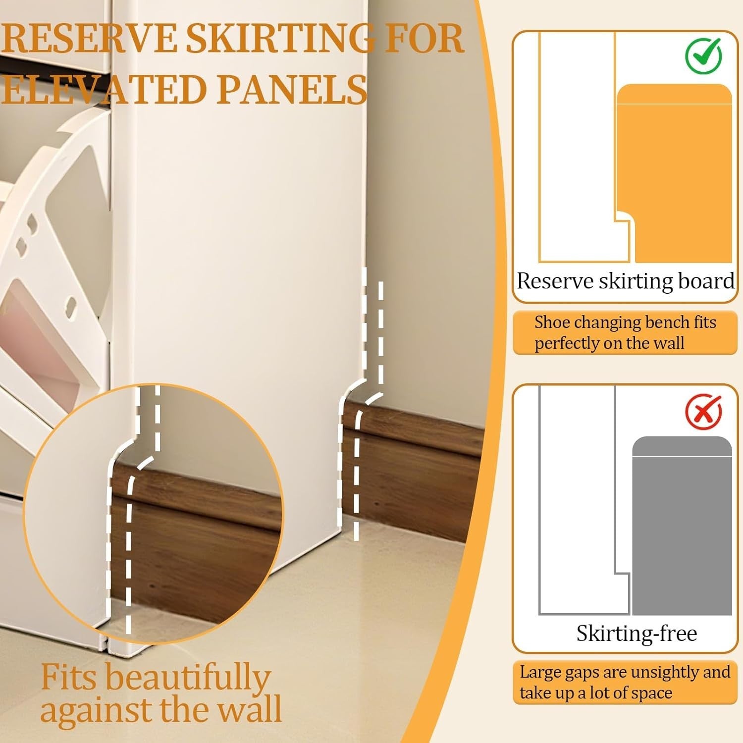 Slim Shoe Storage Bench with Flip-Drawer & Cushion Seat – Space Saving, Sturdy