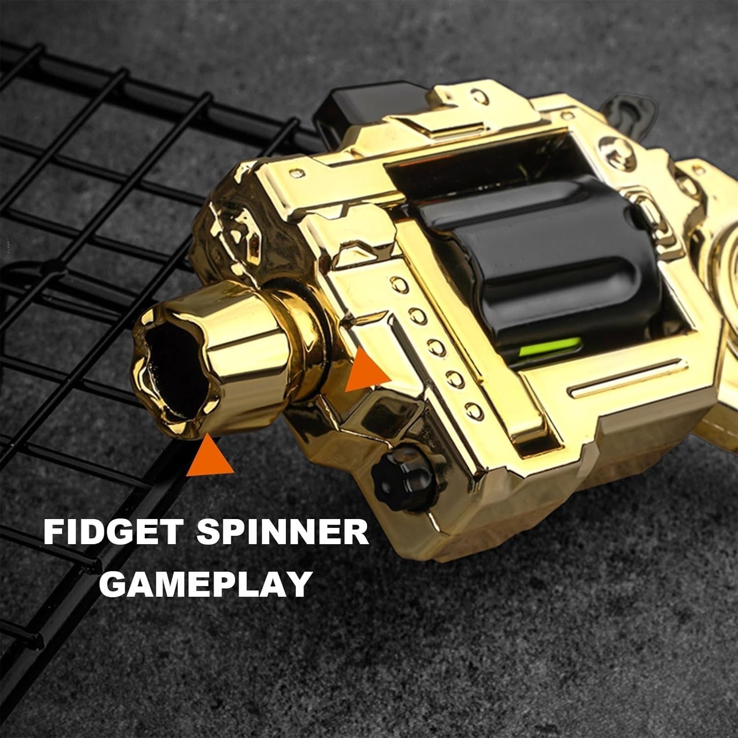 Metal EDC Fidget Blaster Silent Slider Clicker Stress Relief Toy
