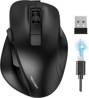 Wireless Bluetooth Mouse 4800 DPI Silent Ergonomic USB Rechargeable