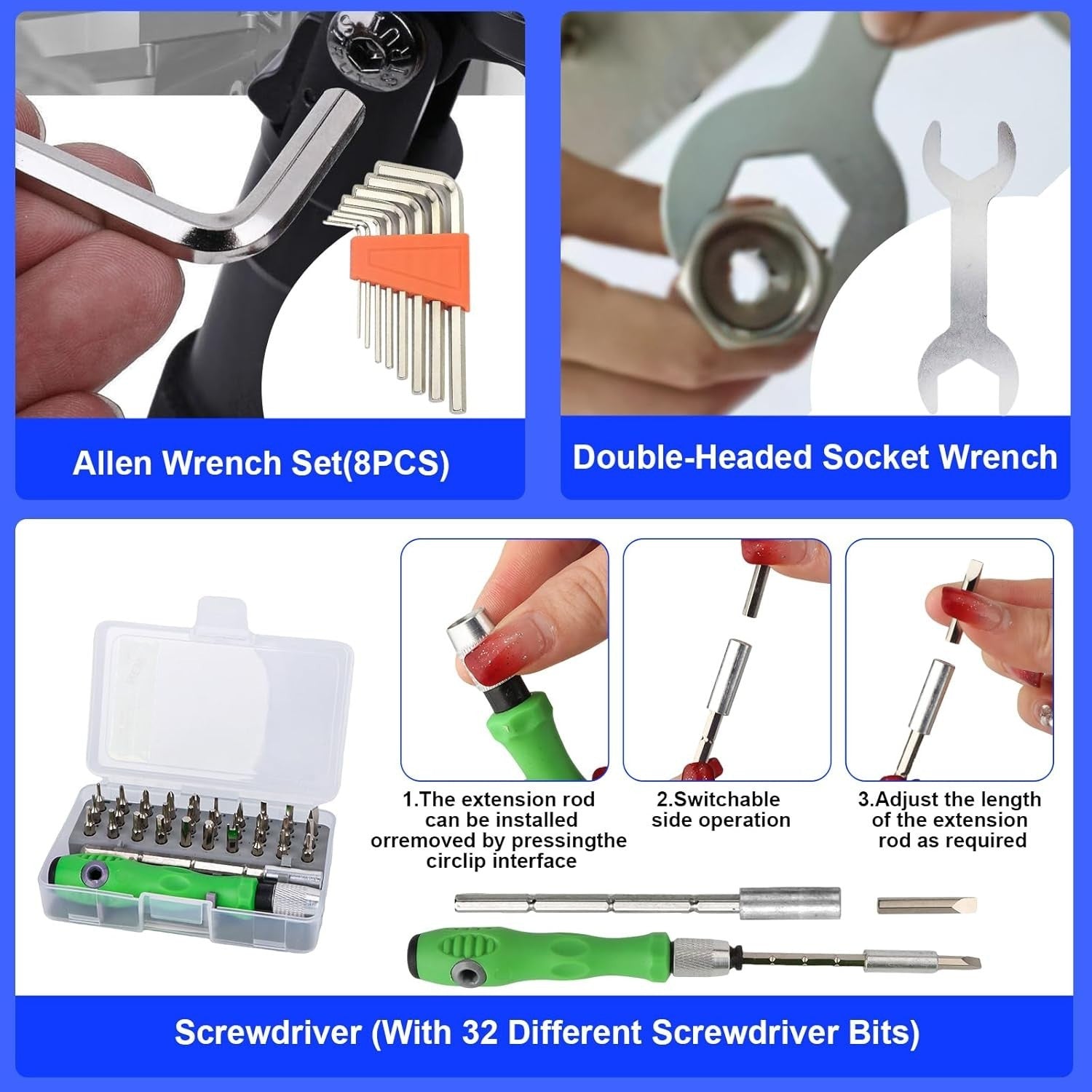 135PCS 3D Printer Tools Kit Nozzle Cleaning Polishing Deburring Set