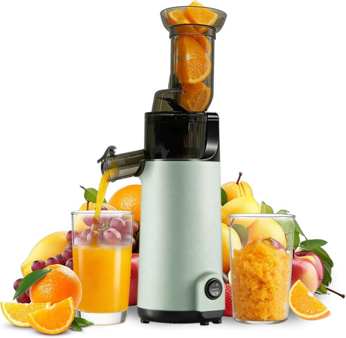 Cold Press Slow Juicer High Yield Masticating Juice Extractor Compact