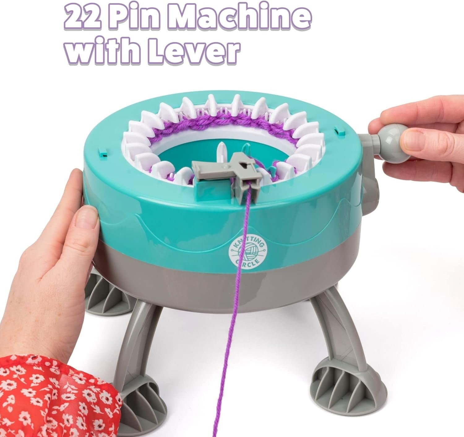 Kids Knitting Machine Craft Kit Beginner Circle Loom Toy Gloves Hats
