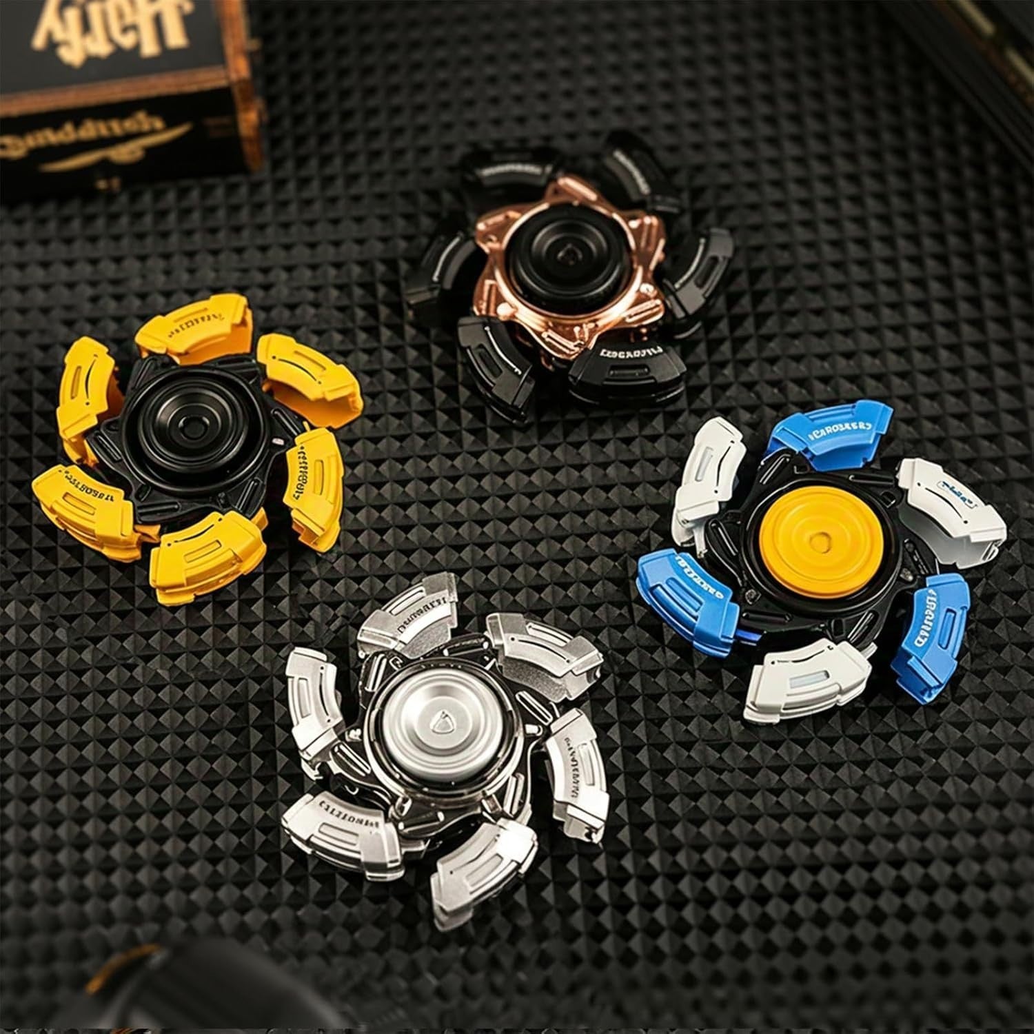 Metal Open Shell Fidget Spinner Smooth Bearing EDC Stress Relief ADHD