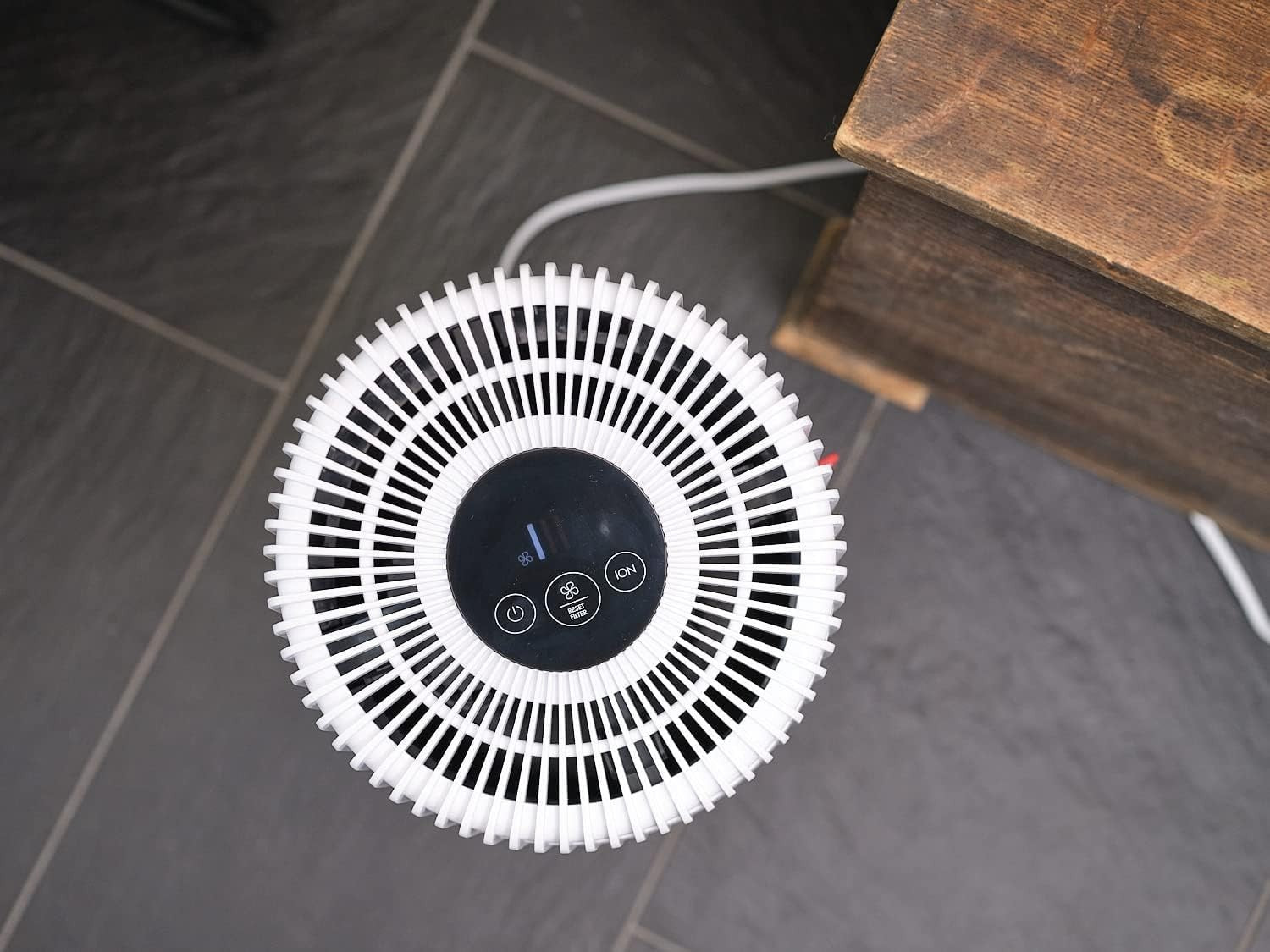 HEPA H13 Air Purifier Large Room 45m² UV-C Ionizer 360° Filter