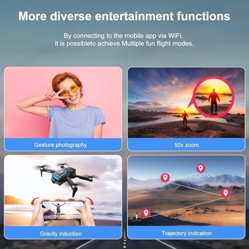 4K Foldable Drone with 36 Min Flight, Brushless Motor & 360° Obstacle Avoidance