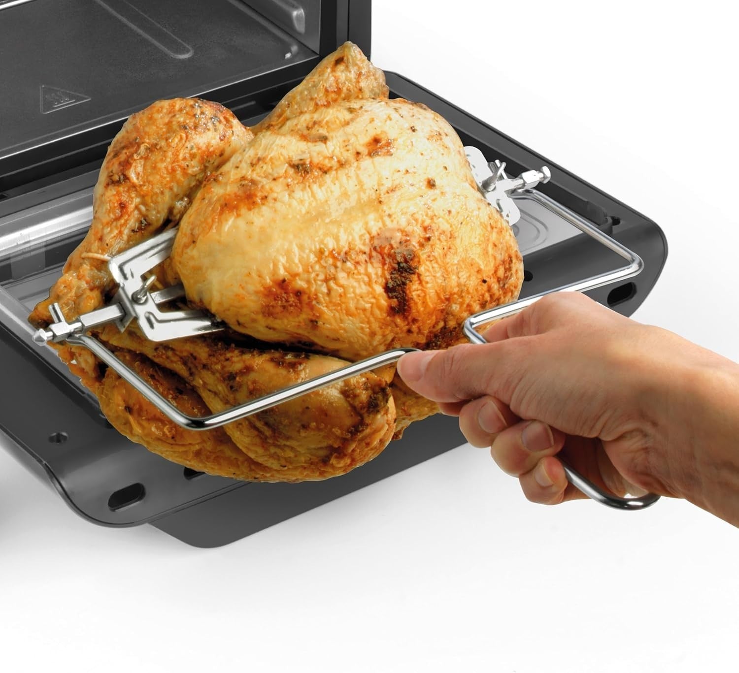 12L Digital Air Fryer Oven | 12 Presets, Rotisserie, 3 Racks, No Preheat, LCD