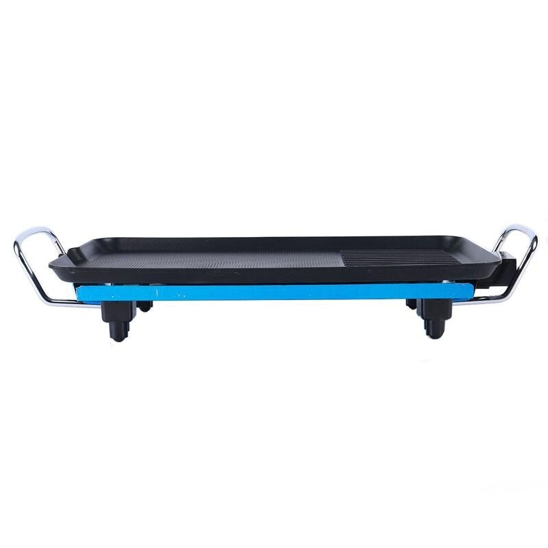 Teppanyaki Electric Grill 1360W BBQ Hot Plate Table Top Griddle 40x23cm UK Plug