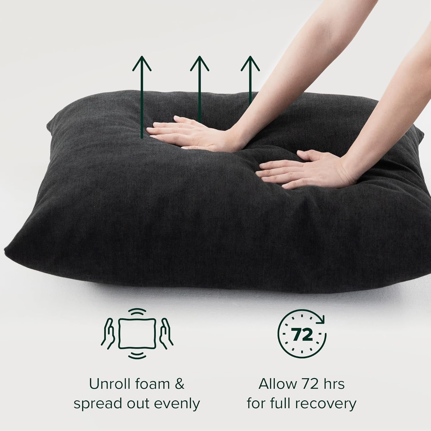 Black Metal Frame Accent Chair | Shredded Foam Lounge Armchair, Stylish