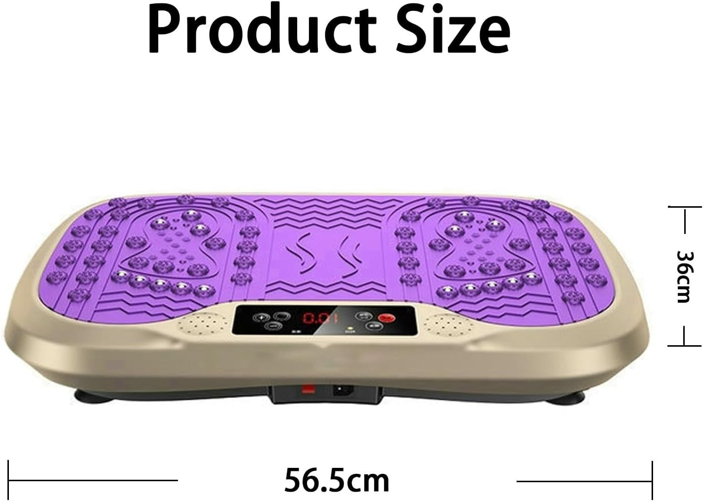 Portable Vibration Plate Fitness Platform 120 Levels 9 Modes