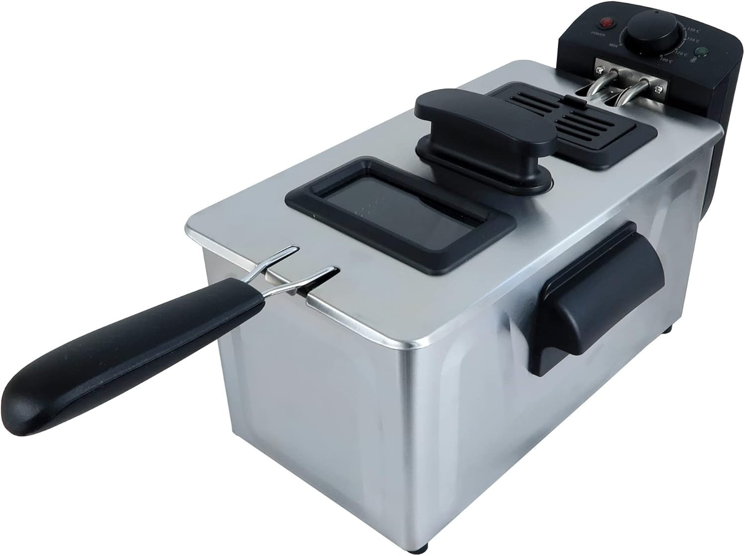 3L Deep Fat Fryer 1800W Stainless Steel Chip Fryer Viewing Window