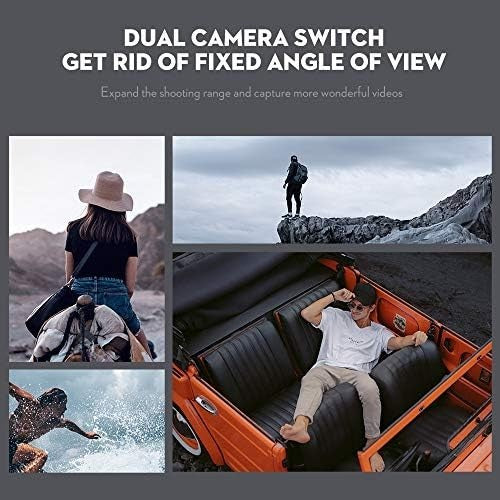 4K Dual Camera Drone Quadcopter Track Flight Gesture Photo Video RC