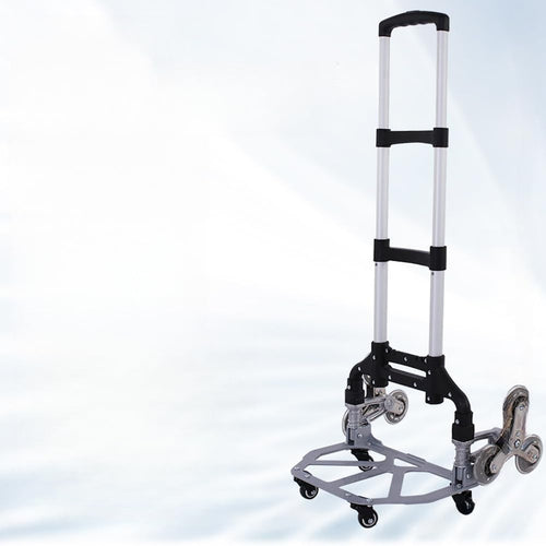 330lb Stair Climbing Hand Truck 10 Wheel Folding Trolley Adjustable Handle